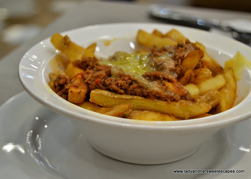 Chili Cheese Fries at Gourmet Burger Kitchen Dubai