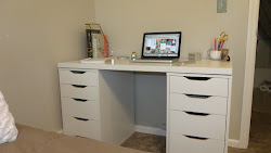 alex ikea desk drawers linnmon workspace dream drawer setup office inch makeup desks shelf