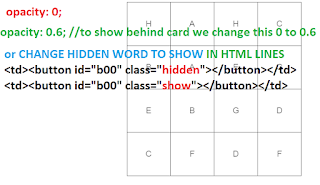 MEMORY GAME WITH UPPER HIDDEN CARD