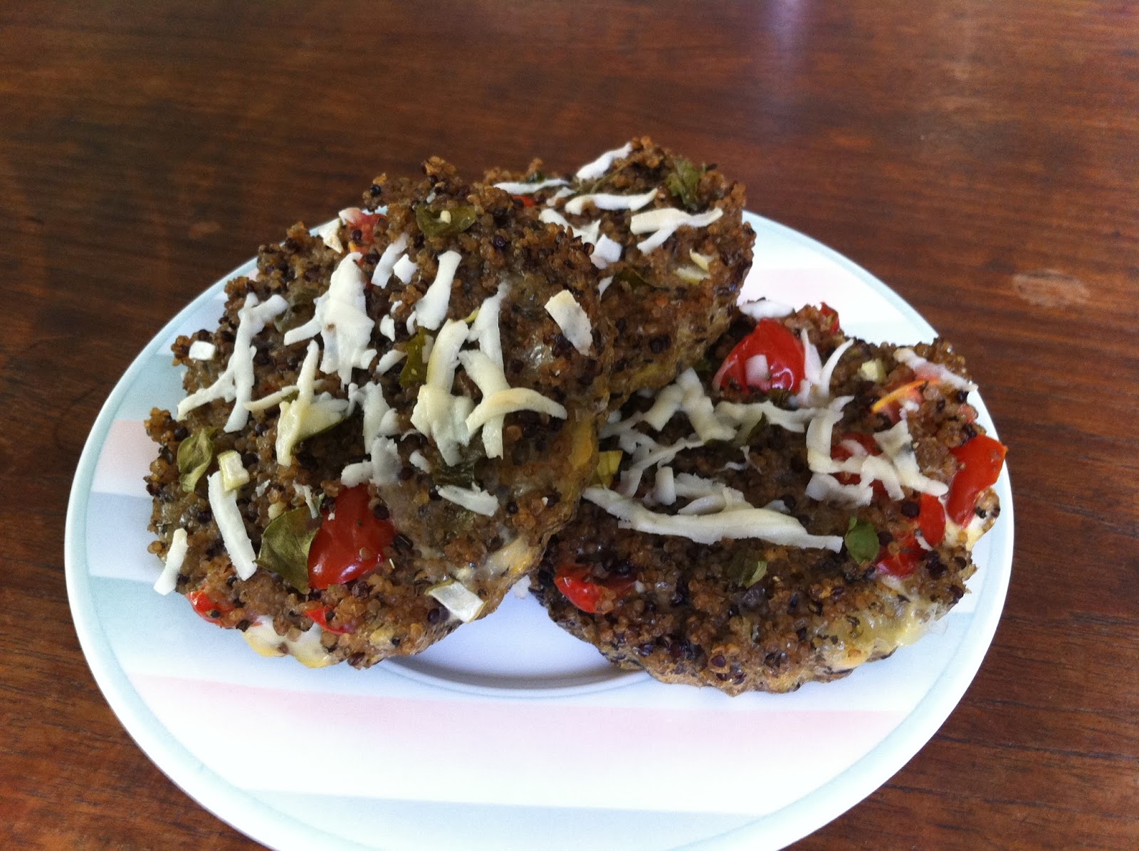 The Happy Larder Quinoa patties a quick & healthy lunch option
