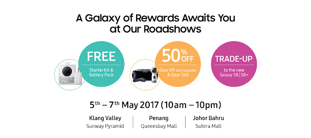 Samsung Galaxy 8 Plus Roadshows Free Gift Rewards