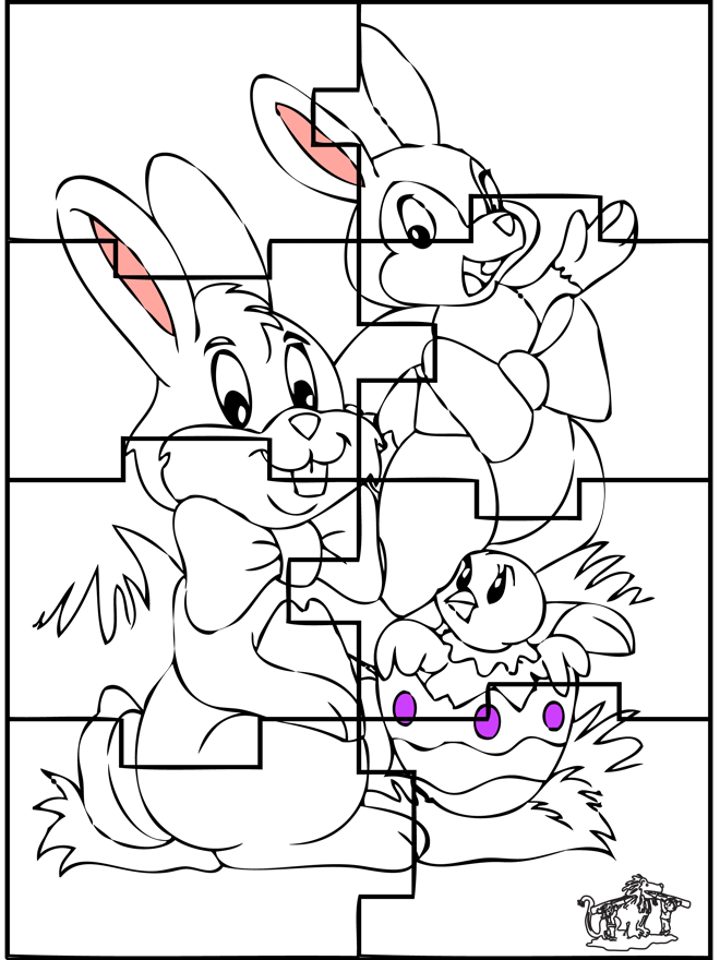 Easter Bunny Coloring Pages