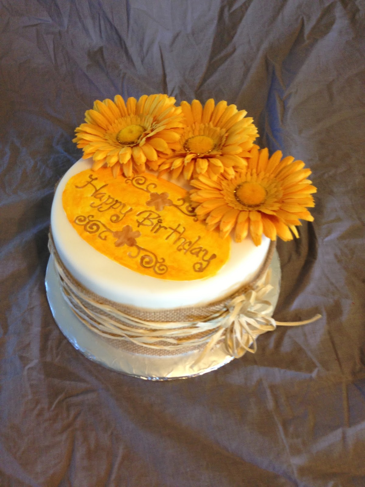 Sew Sweet Creations Sunflower Cake