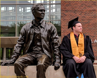 Comments from the International Space Station at Purdue Graduation | picture is property of www.BakingInATornado.com | #graduation 