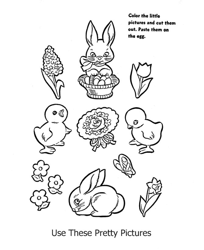 school projects easter coloring pages - photo #49