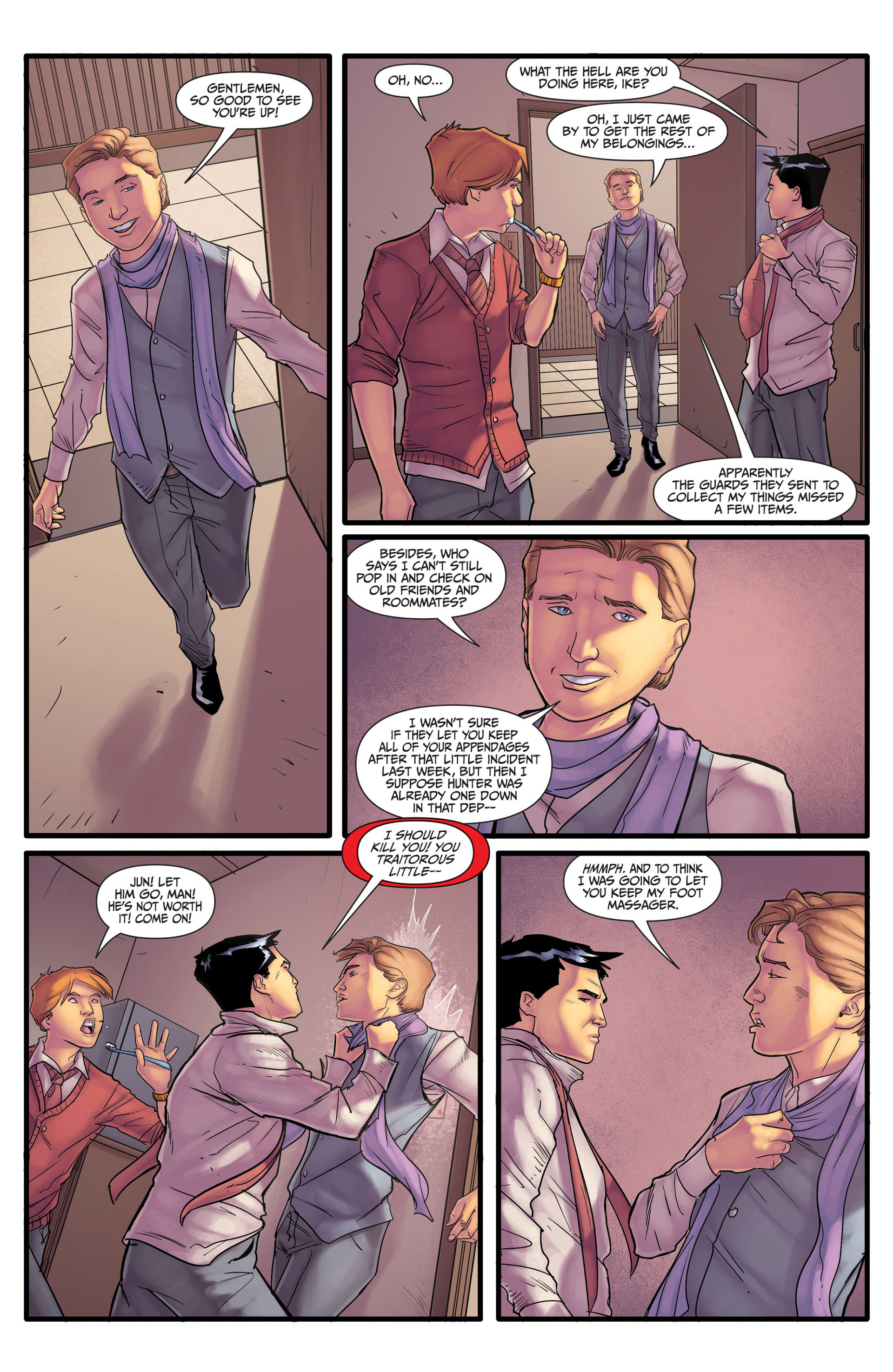 Read online Morning Glories comic -  Issue #11 - 18