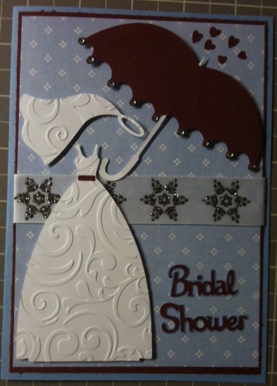 since I tried to incorporate the bridal shower theme winter wonderland 