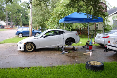 Subaru BRZ Rear Suspension Swap