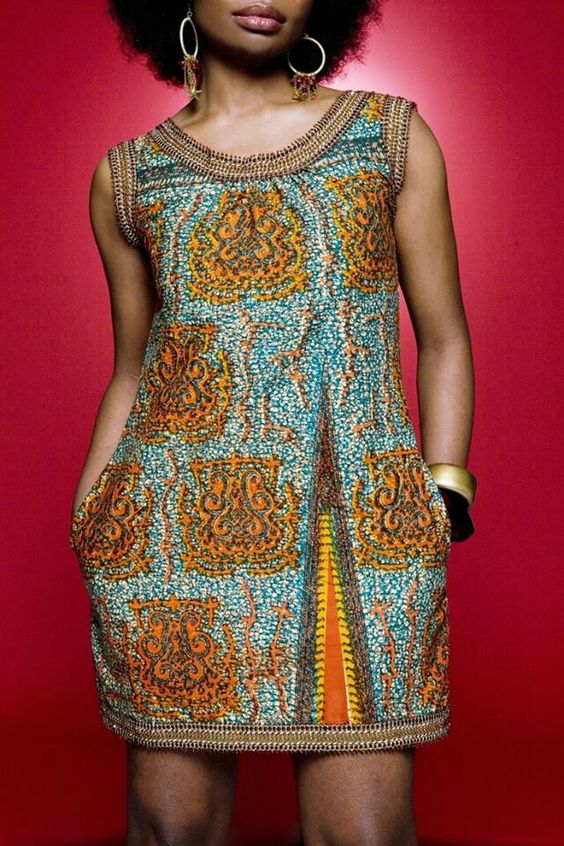 vestidos simples de capulana