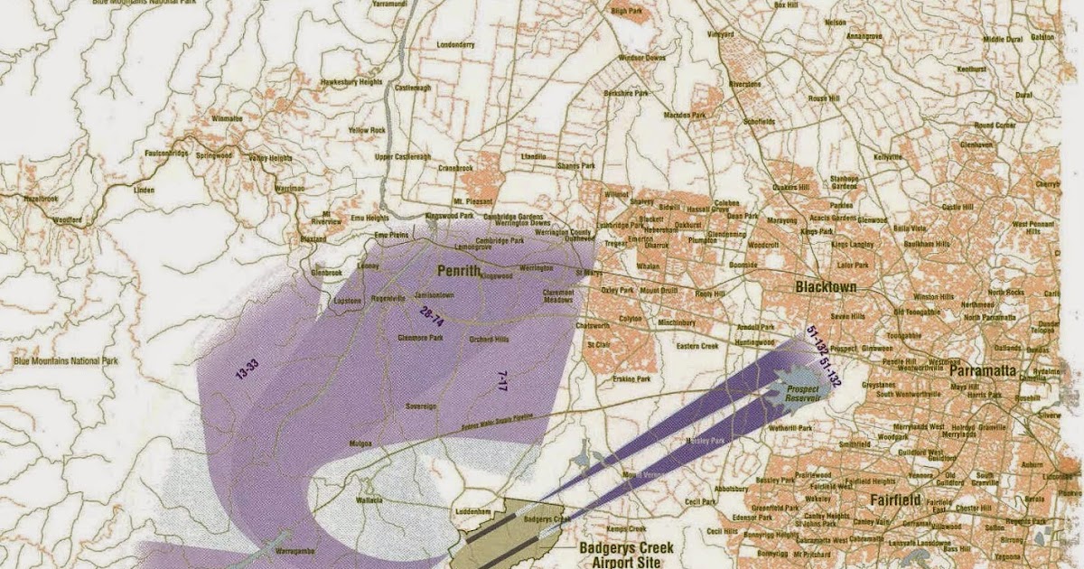 Western Sydney Airport Blog Flight paths of each runway option Western Sydney Airport Blog Flight paths of each runway option