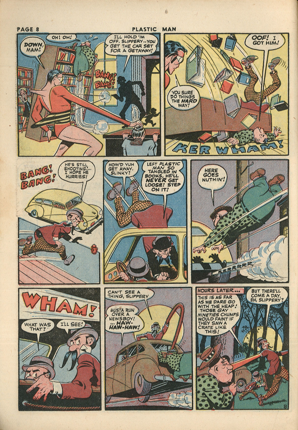 Read online Plastic Man (1943) comic -  Issue #2 - 10