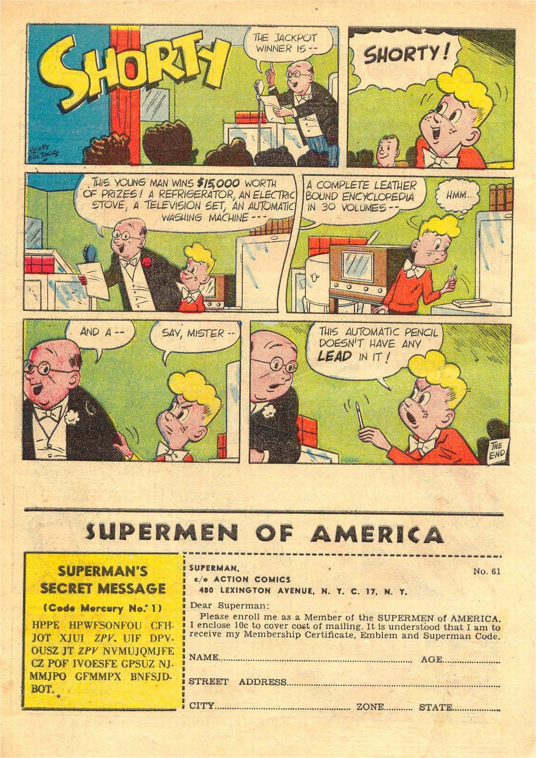 Read online Superman (1939) comic -  Issue #61 - 50