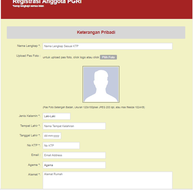 Cara Registrasi Anggota PGRI Secara Online Dunia Pendidikan Cara Registrasi Anggota PGRI Secara Online Dunia Pendidikan