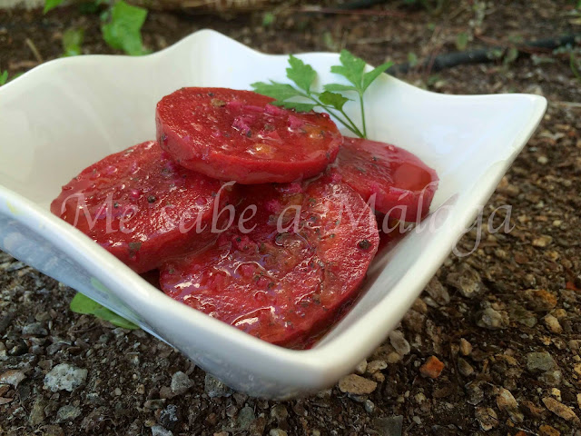 receta malagueña zanahoria morada aliñada