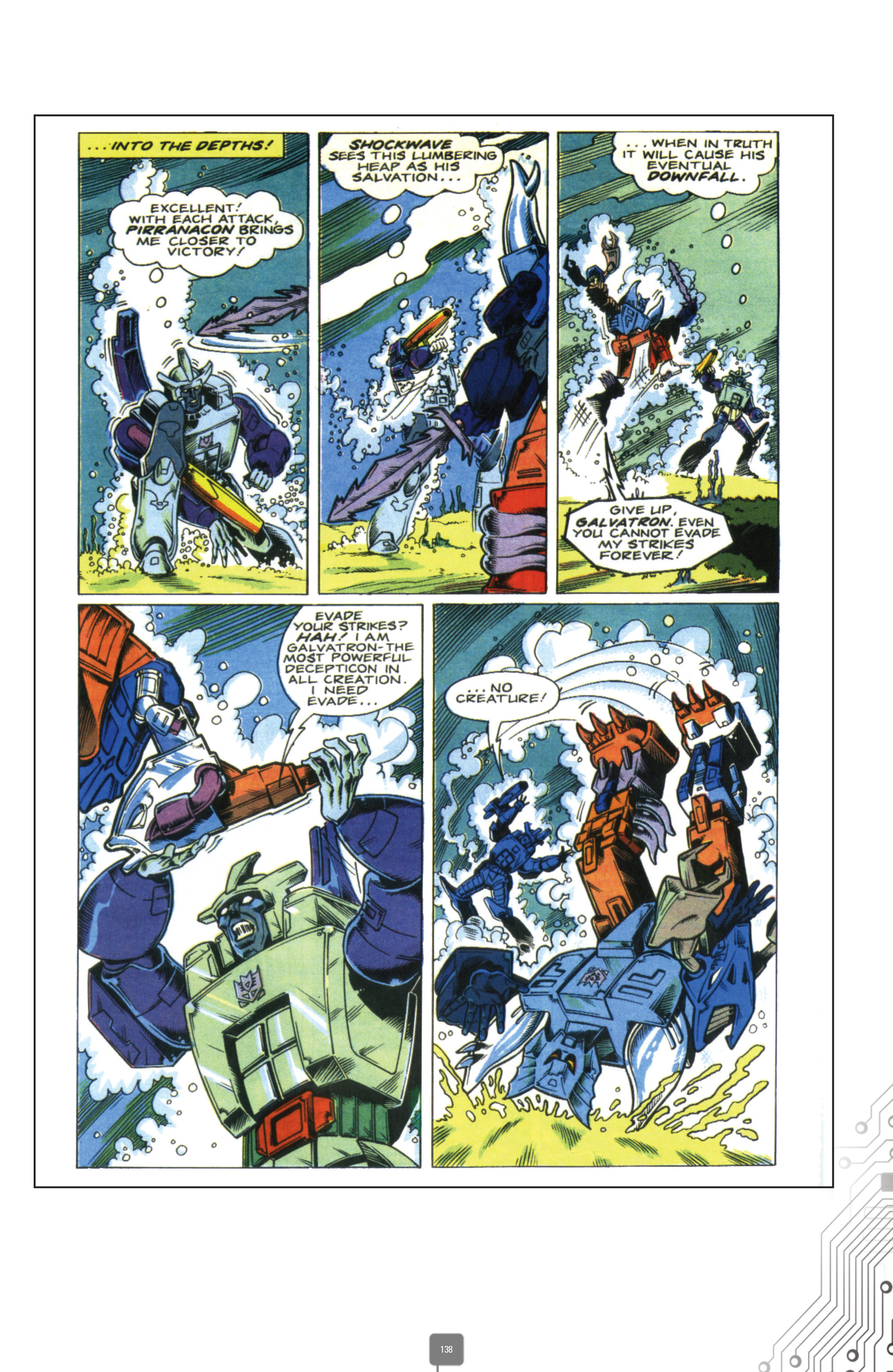 Read online The Transformers Classics UK comic -  Issue # TPB 5 - 138