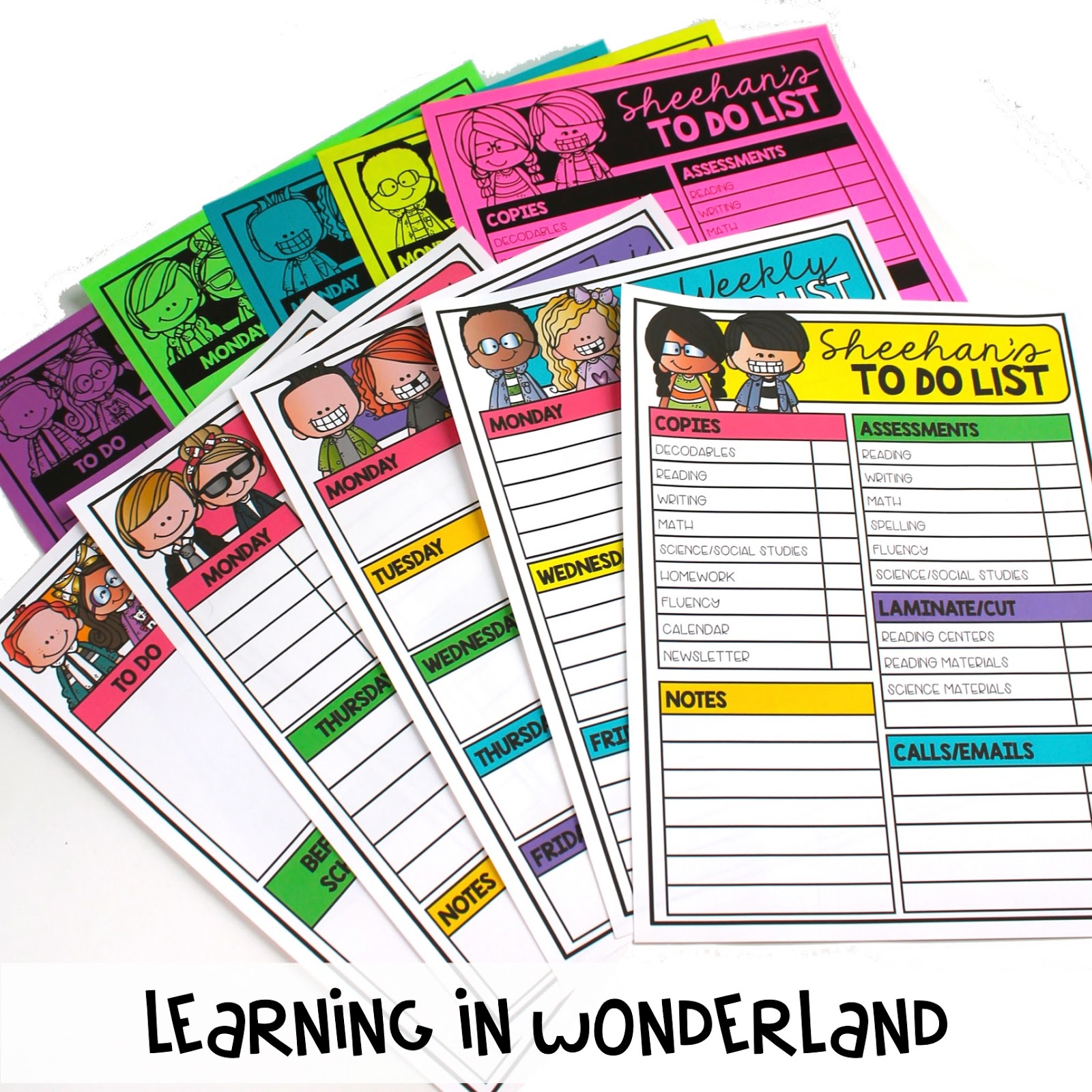 teacher checklists learning in wonderland teacher checklists
