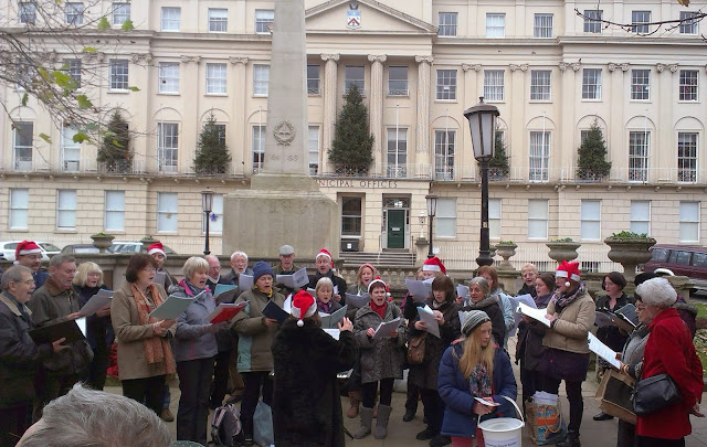 Choir at Cheltenham Christmas Market
