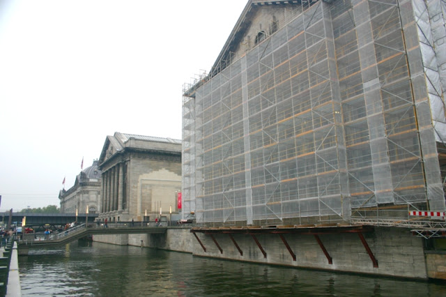 Berlin`s Museum Island under construction 2007
