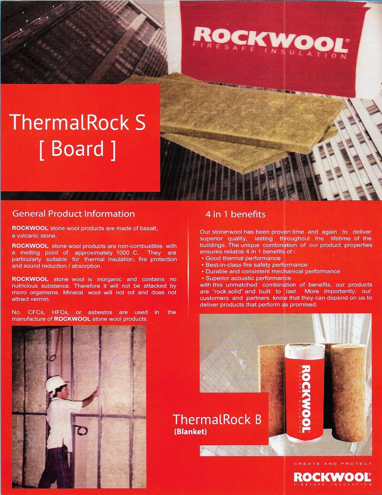 ROCKWOOL FIRE SAFE INSULATION