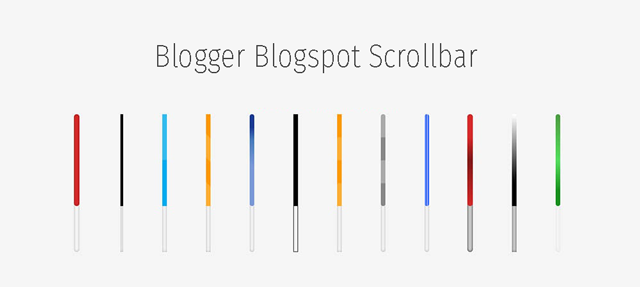 Blog için scrollbar eklentisi Blogger blogspot scrollbar