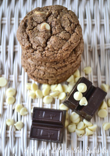 Chewy White Chocolate Chip Chocolate Cookies