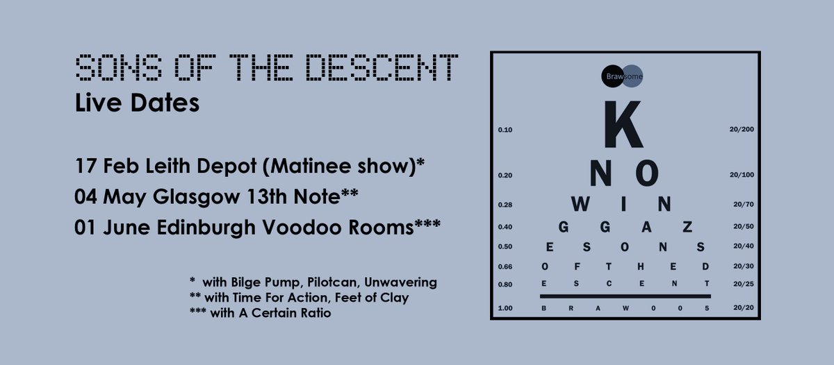 ACR Gigography - 1 June 2019, Voodoo Rooms, Edinburgh, Scotland - Sons of the Descent