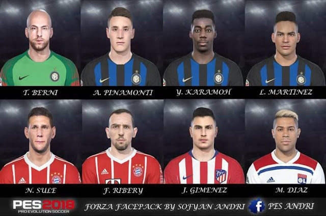 Forza Facepack For Pes 2018 Patch Pes New Patch Pro Evolution Soccer