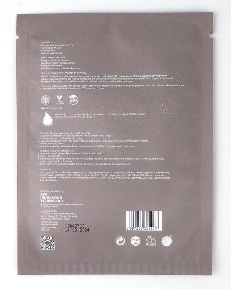 Review Miraculous Acne Solution Overnight Liquid Ampoule Sheet Mask