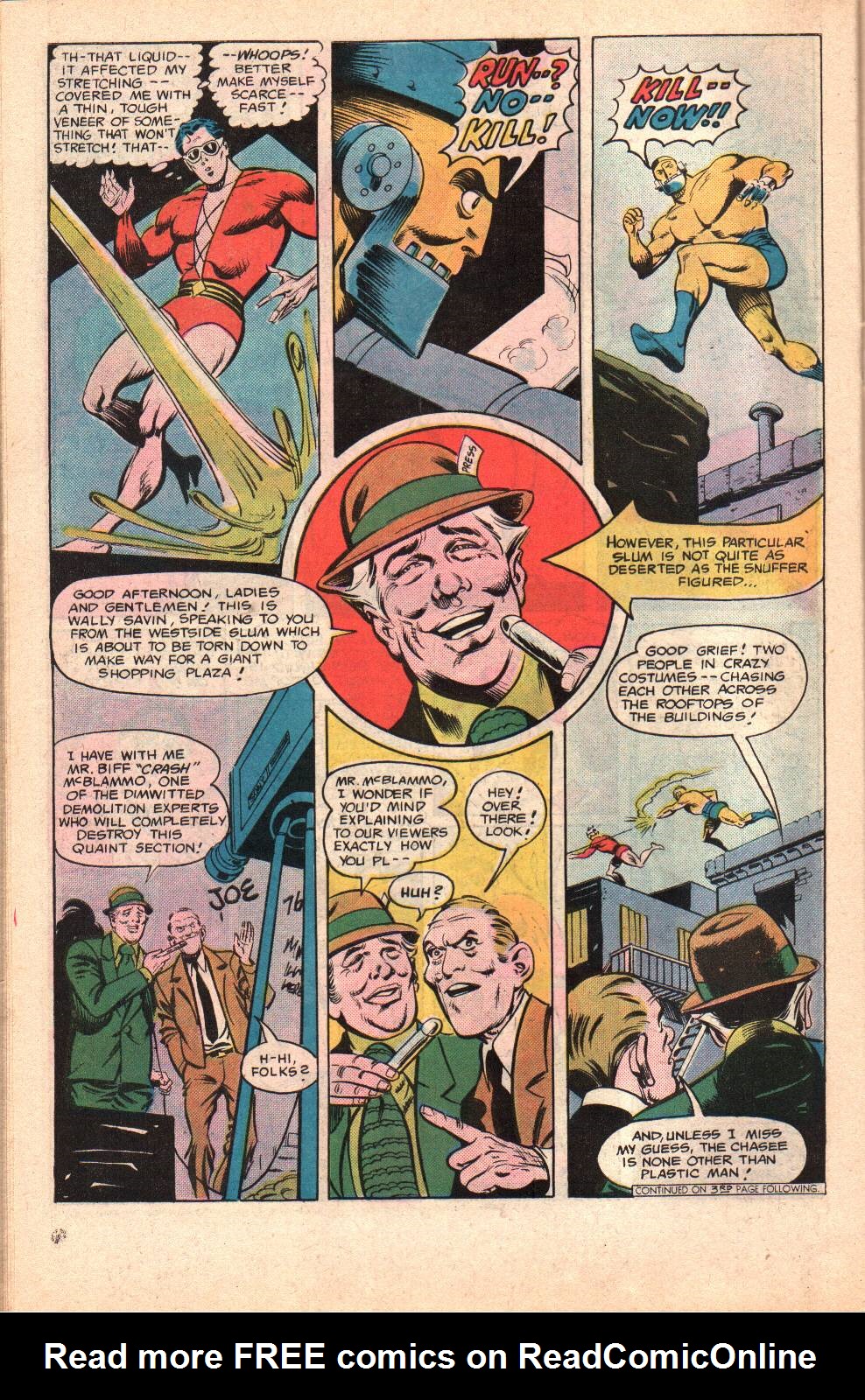 Read online Plastic Man (1976) comic -  Issue #15 - 17