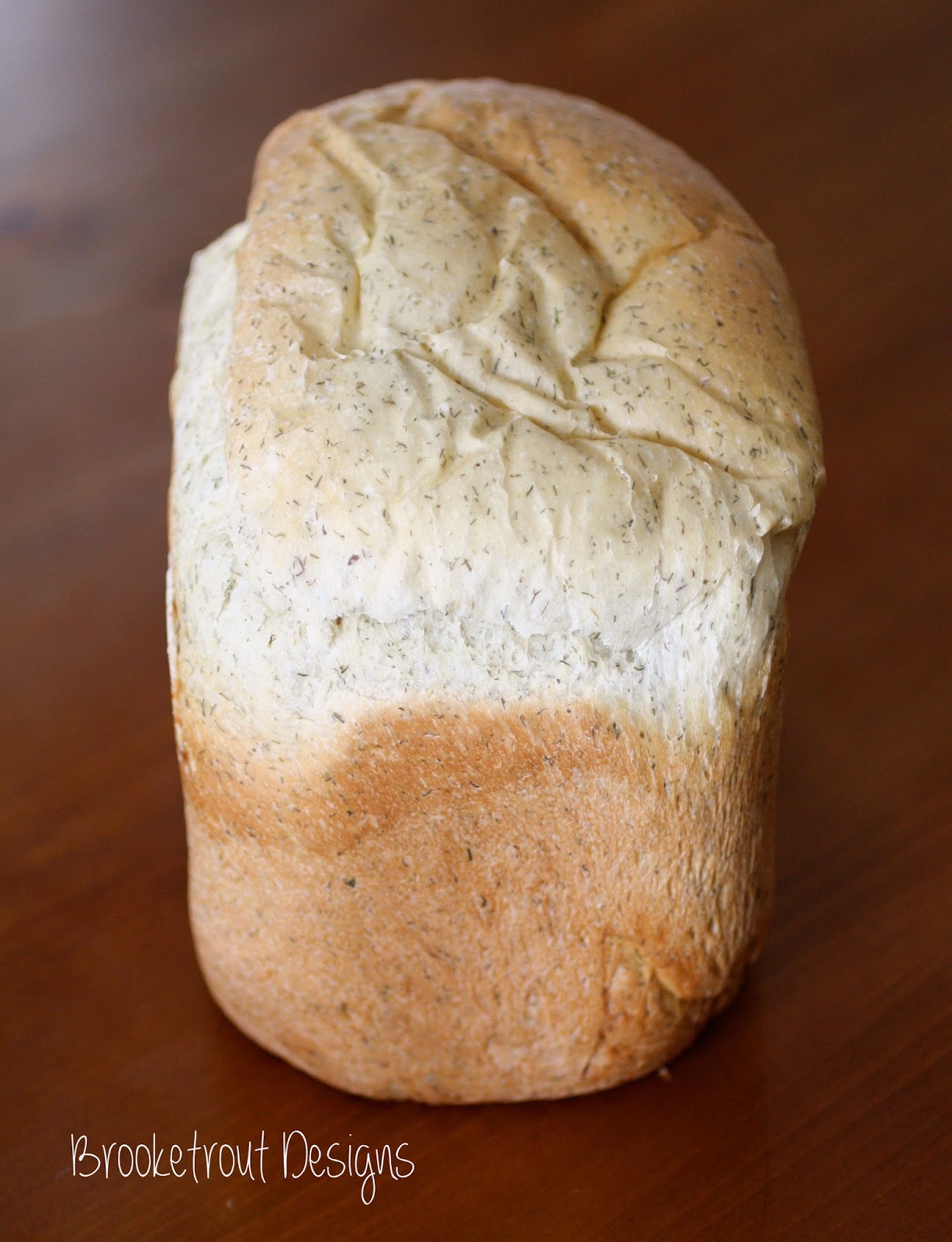 Brooketrout Designs Gwen's Cheddar Dill Bread