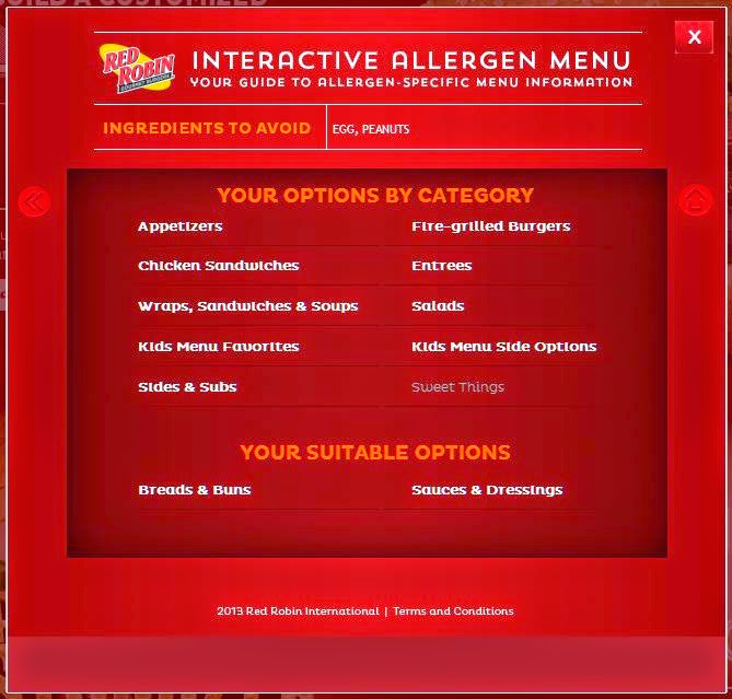 Red Robin introduces new Interactive Allergen Menu (25 RR GC Giveaway