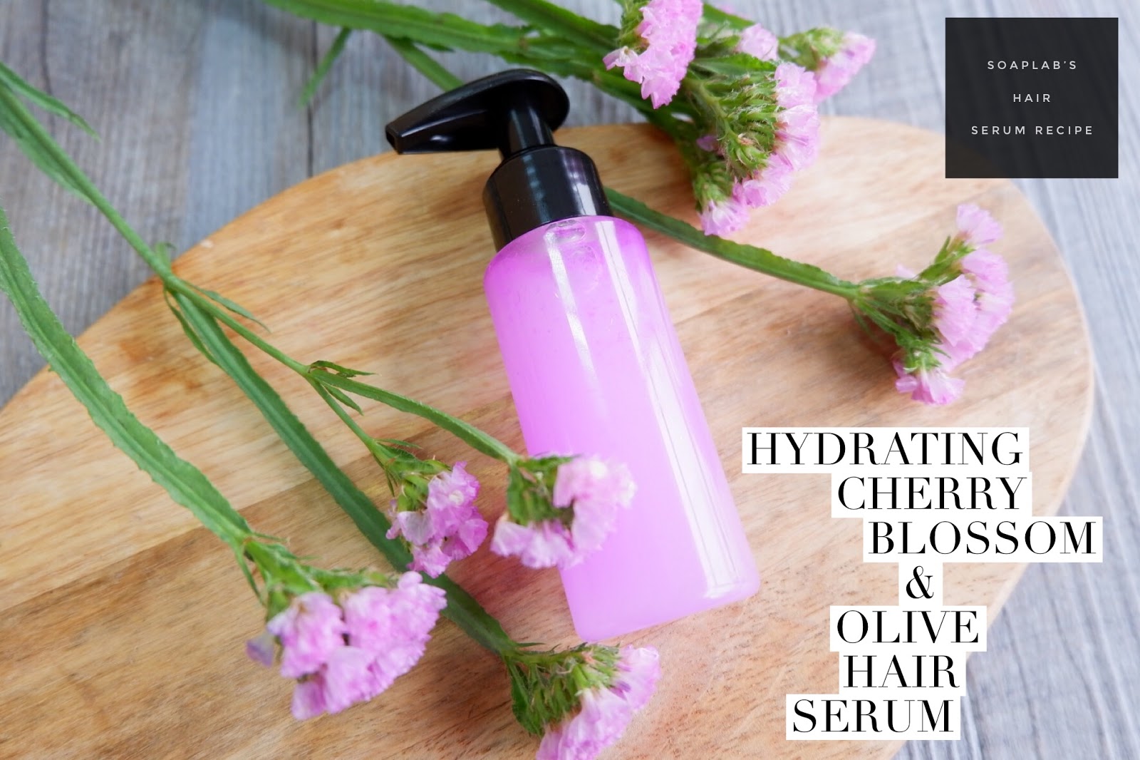SoapLab Malaysia DIY Hydrating Hair Serum Using Olive OIl