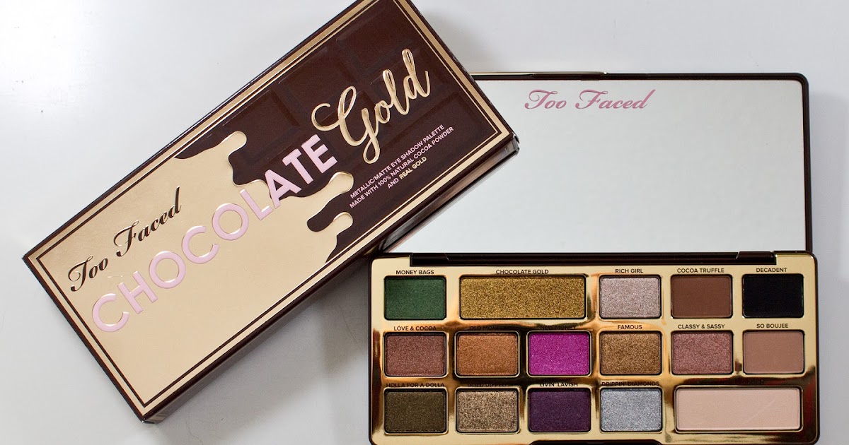 WARPAINT and Unicorns Too Faced Chocolate Gold Eyeshadow Palette