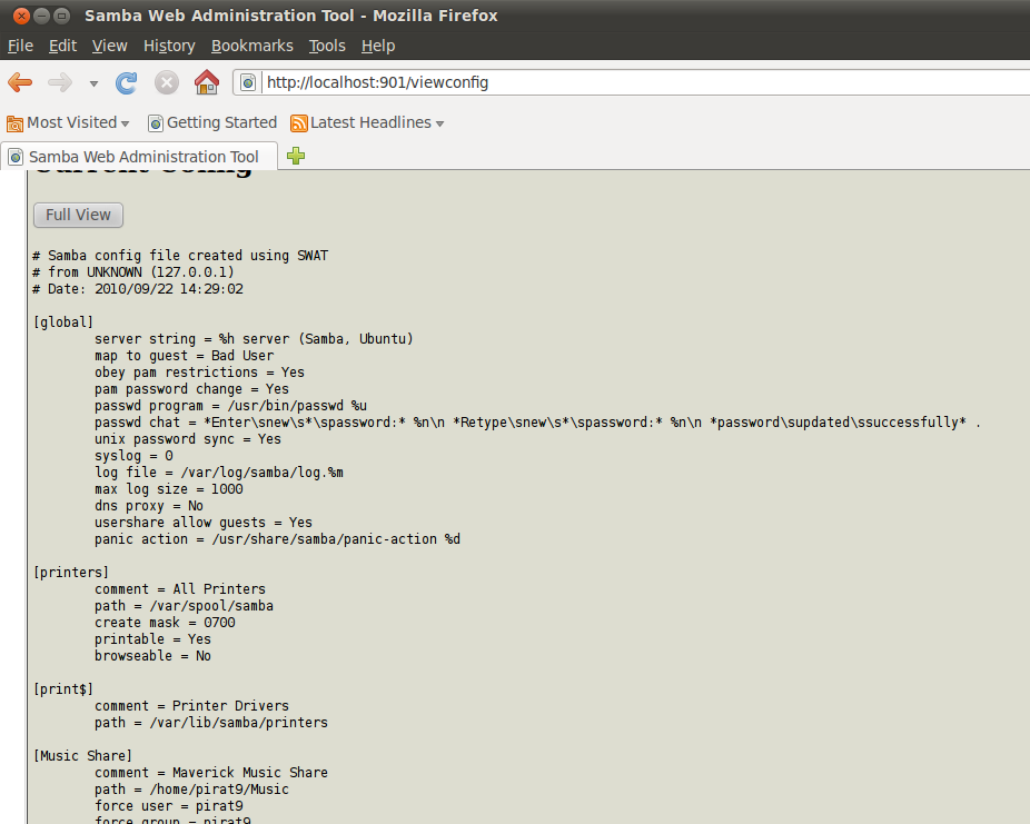 Using The Samba Web Administration Tool – VUXF
