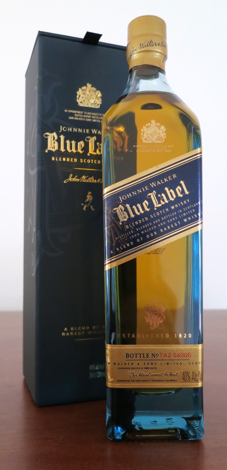Chemistry of the Cocktail Whisky Review Johnnie Walker Blue Label