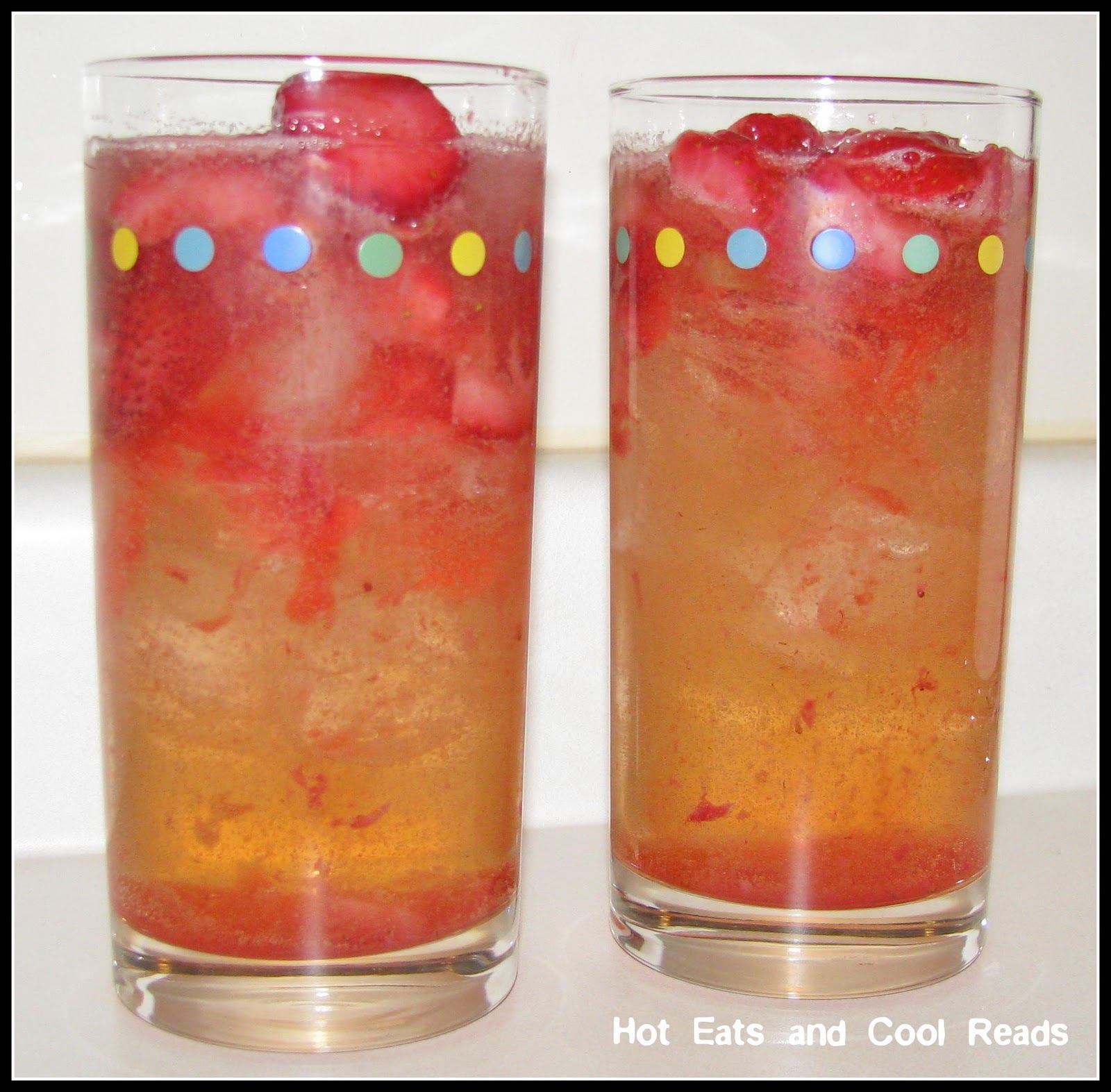 Hot Eats and Cool Reads Strawberry Vodka Cocktail Drink Recipe