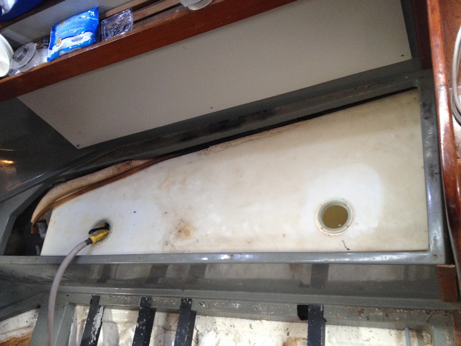 S/V Johanna Rose Repairing a Leaky Water Tank