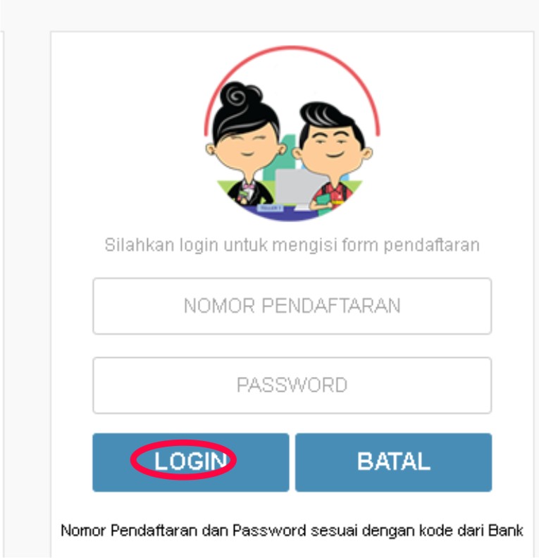 Lengkapi biodata pendaftaran