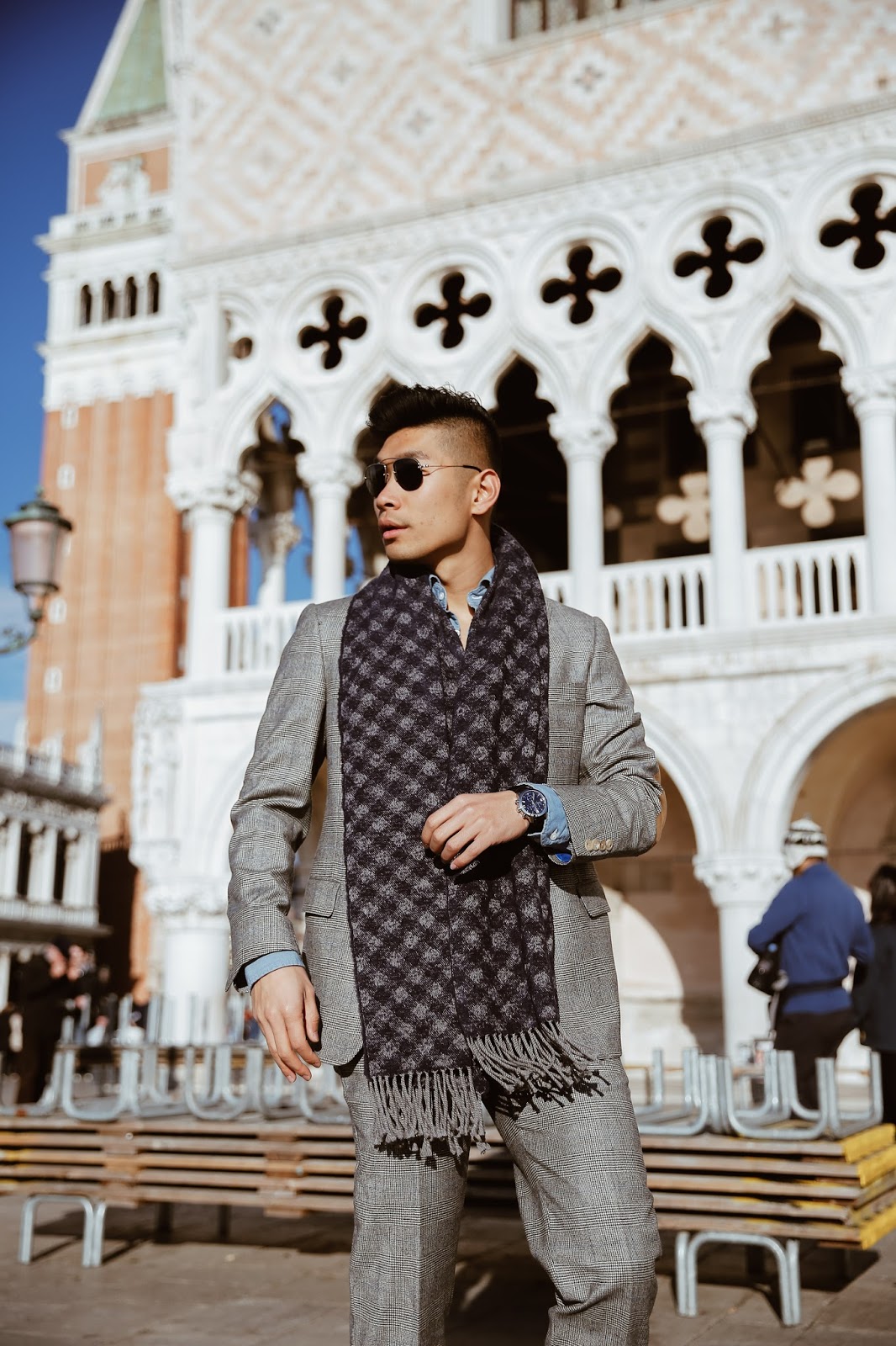 How To Wear a Suit on Vacation Venice, Italy — LEVITATE STYLE