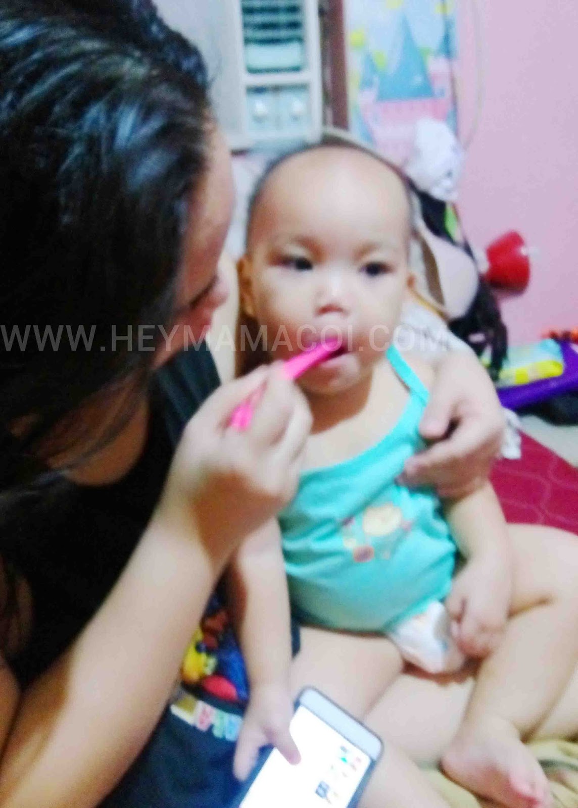 How I Brush My One Year Old's Teeth
