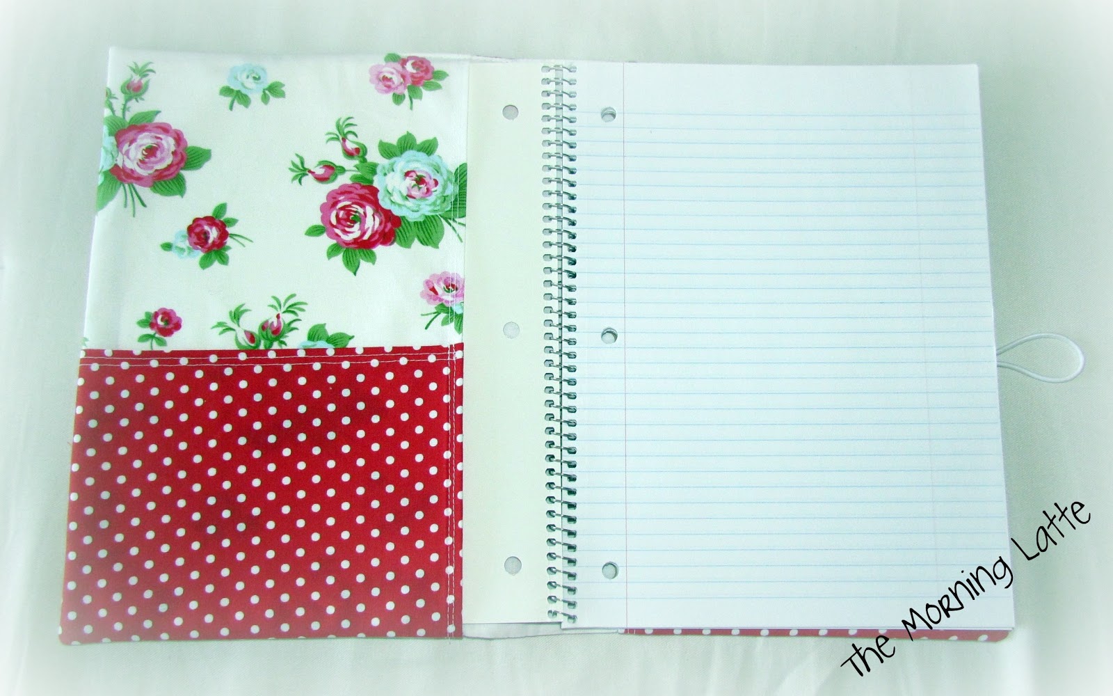 Quilted Spiral Notebook Cover