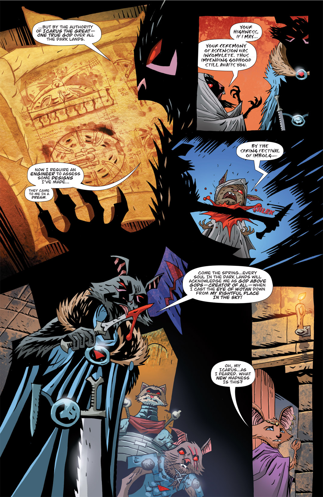 Read online The Mice Templar Volume 3: A Midwinter Night's Dream comic -  Issue #8 - 46