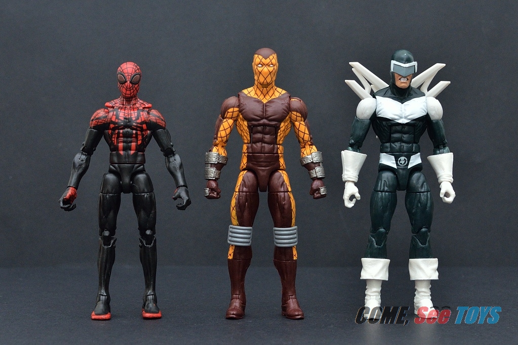 Marvel Legends Series Symbiote Costume Spider-man & The Shocker (Sandma...