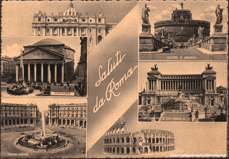 Cartoline da collezione Cartolina_Roma