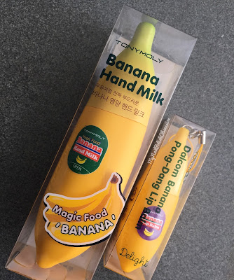 Tony Moly Banana Hand Milk and Banana Lip Balm Tony Moly Banana Hand Milk and Banana Lip Balm