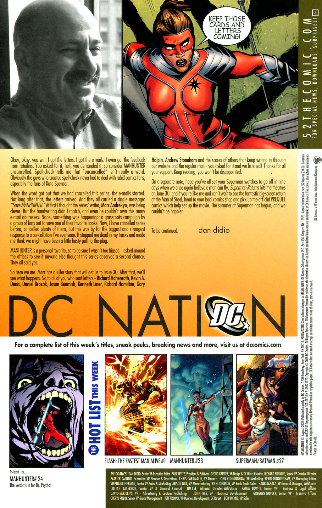 Read online Manhunter (2004) comic -  Issue #23 - 24