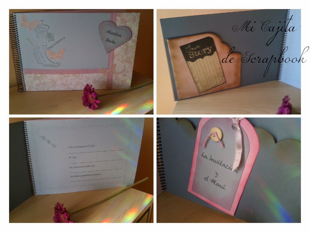 Mi Cajita de Scrapbook Album "Nuestra Boda"