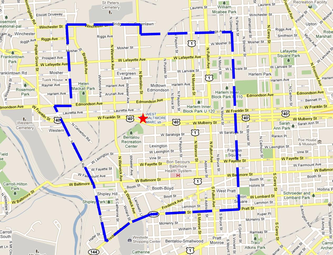 West Baltimore Strategic Alliance Focus Area