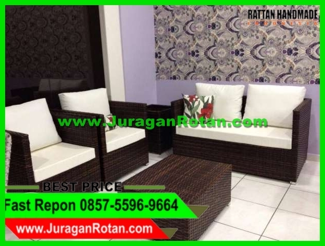 Sofa Rotan  Sintetis Minimalis Produsen Furniture Rotan  