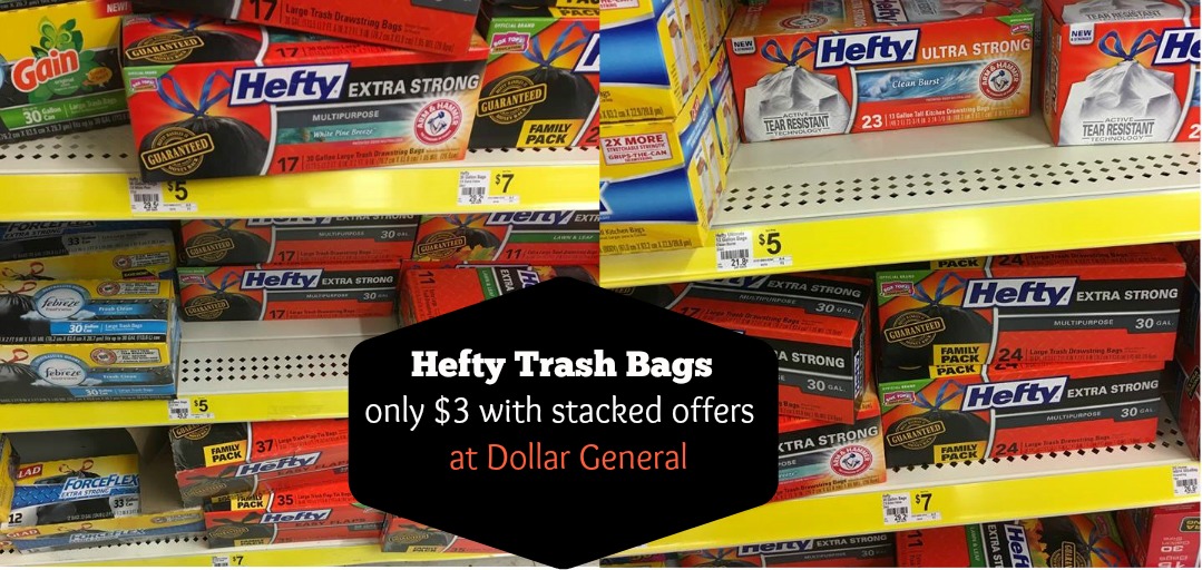 WNY Deals and ToDos Dollar General Hefty Trash Bags as low as 3.00